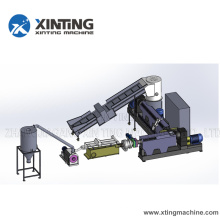 Waste Plastic Double Stage Film Recycling Pelletizing Line